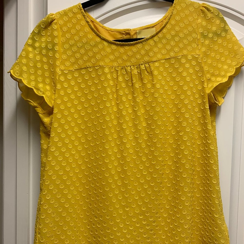 Anthropologie/Maeve Yellow Flowy Top